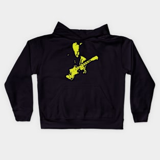 Dracula's guitar Kids Hoodie